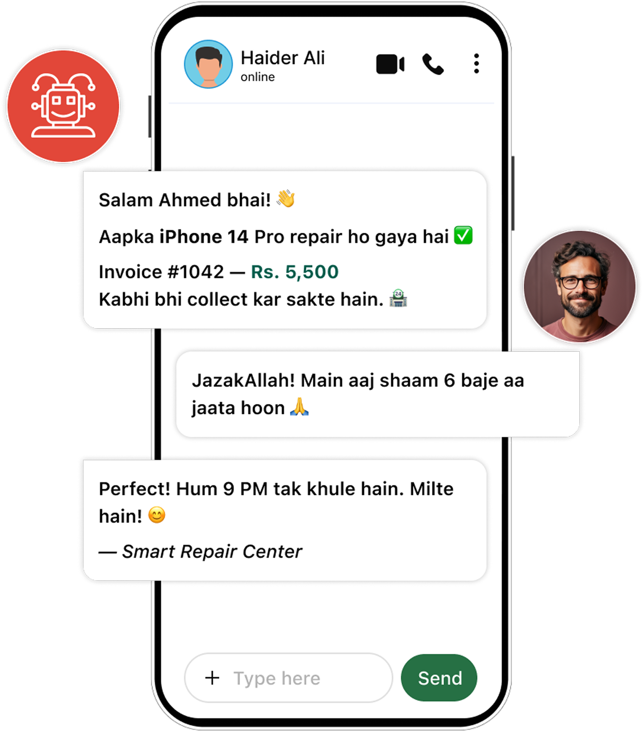 WhatsApp Chat Example